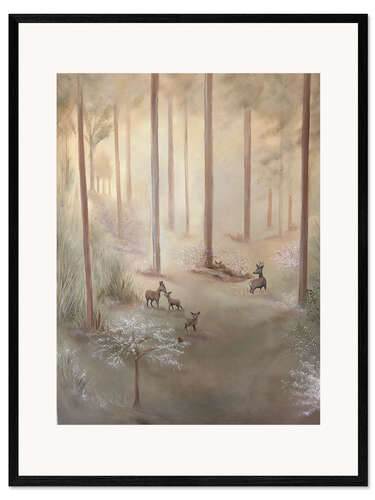 Framed art print Fairy tale in the forest