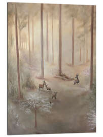 Quadro em plexi-alumínio Fairy tale in the forest