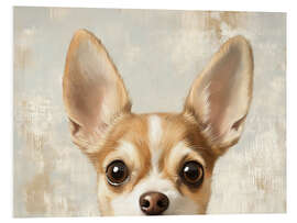 Tableau en PVC Vintage Chihuahua Dog Portrait - TAlex