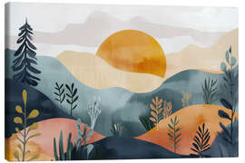 Canvas print Boho landscape - Dani Jay Designs