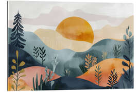 Quadro em plexi-alumínio Boho landscape - Dani Jay Designs