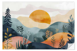 Sticker mural Boho landscape - Dani Jay Designs