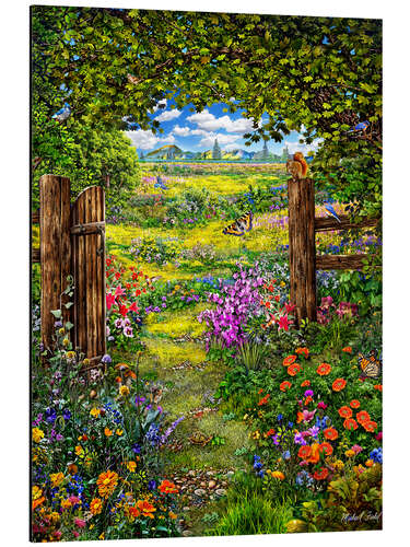 Aluminium print Peaceful Pathway