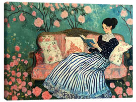 Quadro em tela Reading - Annika Persson