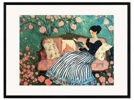 Impression artistique encadrée Reading
