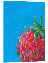 Obraz na szkle akrylowym Strawberry - Dawn Underwood