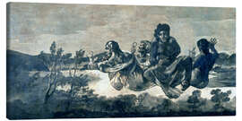 Tableau sur toile Atropos or The Fates - Francisco José de Goya
