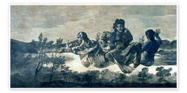 Wandbild Atropos oder Die Parzen - Francisco José de Goya