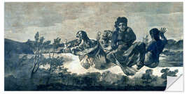 Sticker mural Atropos or The Fates - Francisco José de Goya