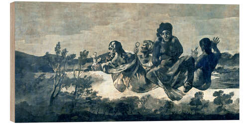 Tableau en bois Atropos or The Fates
