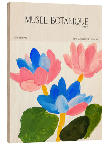 Obraz na drewnie Musée Botanique No 24