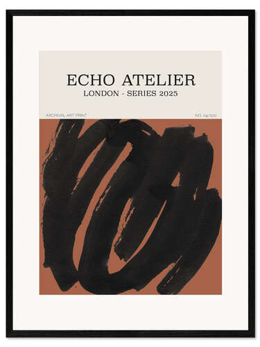 Innrammet kunsttrykk Echo Atelier No 14