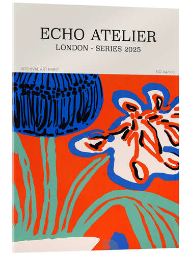Akrylglastavla Echo Atelier No 02