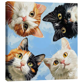 Tableau sur toile Say Meow! - DejaReve