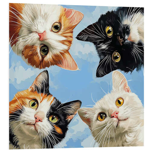 Tableau en PVC Say Meow!