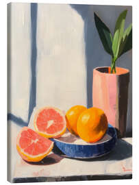 Canvas print Fresh citrus morning - DejaReve