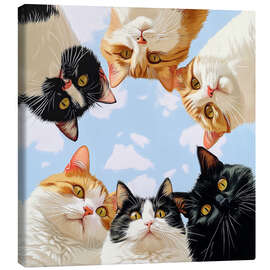 Leinwandbild Purrfect Selfie - DejaReve