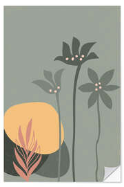 Wandsticker Botanisches Boho