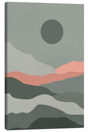 Canvas print Boho mountain landscape