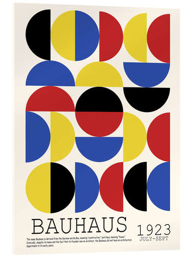 Tableau en verre acrylique Bauhaus 1923