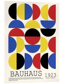 Tableau en verre acrylique Bauhaus 1923