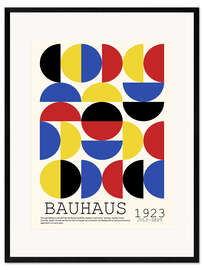 Stampa artistica con cornice Bauhaus 1923