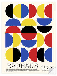 Selvklæbende plakat Bauhaus 1923
