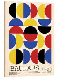 Wood print Bauhaus 1923