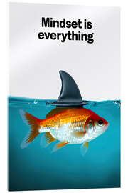 Acrylic print Mindset Fish - nobelart