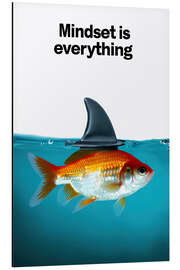 Cuadro de aluminio Mindset Fish - nobelart