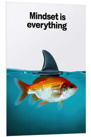 Hartschaumbild Mindset Fish