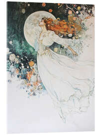 Tableau en verre acrylique Moon Dance of the Elements - Niphion