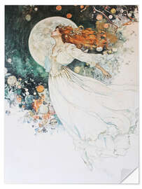 Wandsticker Mondtanz der Elemente