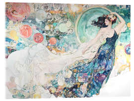 Tableau en verre acrylique Cosmic Muse - Niphion