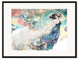 Gerahmter Kunstdruck Kosmische Muse