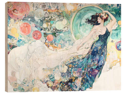 Obraz na drewnie Cosmic Muse