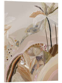 Tableau en verre acrylique Dreamy Palms - Bella Eve