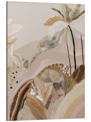 Aluminium print Dreamy Palms