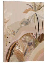 Tableau en bois Dreamy Palms - Bella Eve