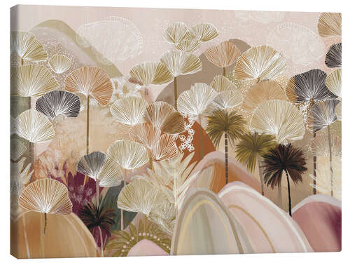 Canvas print Palms and Poetry