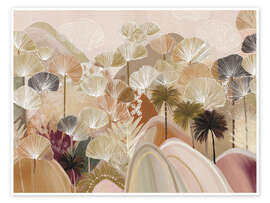 Wall print Palms and Poetry - Bella Eve