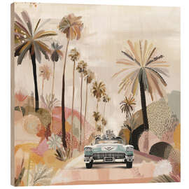 Wood print Cadillac Mirage - Bella Eve
