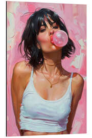 Magnettafel Kaugummi-Girl