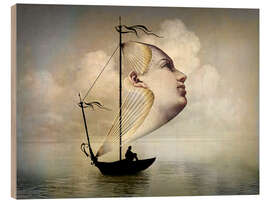 Wood print Homecoming - Catrin Welz-Stein