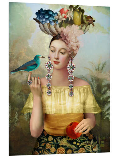 Hartschaumbild Nine of Pentacles
