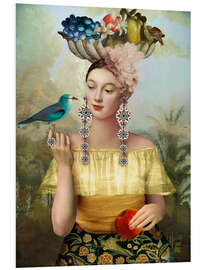 Hartschaumbild Nine of Pentacles - Catrin Welz-Stein