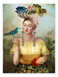 Póster Nine of Pentacles - Catrin Welz-Stein