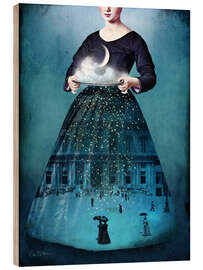 Wood print Frau Holle - Catrin Welz-Stein