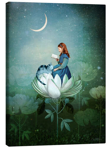 Canvas print Blue Stories
