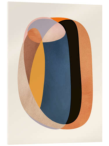 Acrylic print Modern Earth Tones Composition I